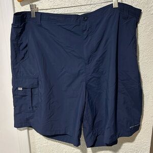 Columbia Dark Blue Mens Size XXL Shorts